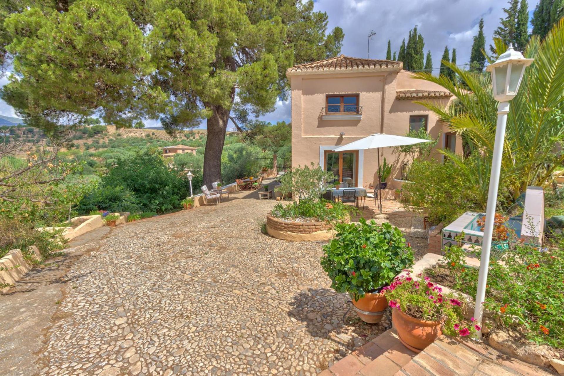 Cortijo El Pino Retreat Bed & Breakfast Albunuelas ภายนอก รูปภาพ