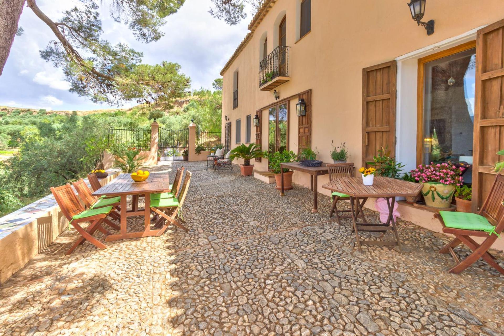 Cortijo El Pino Retreat Bed & Breakfast Albunuelas ภายนอก รูปภาพ
